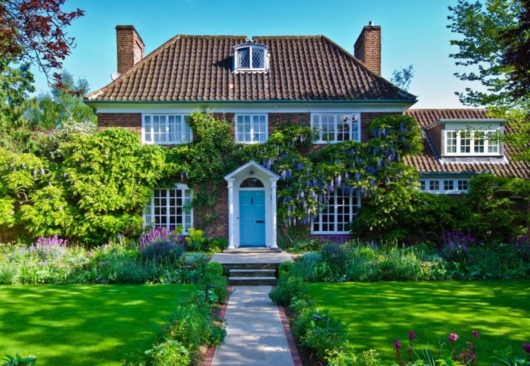 house with front garden